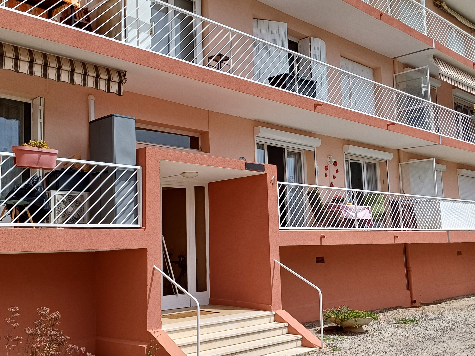 Vooraanzicht appartement Hippone